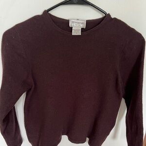 Henri Bendel Fine Wool- Merino Sweater Fits like XS
